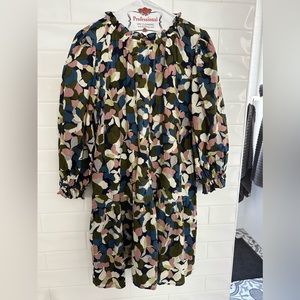 This fun print dress… so comfortable and light weight … a go to in your closet